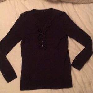 Gap dark purple long sleeve sweater.